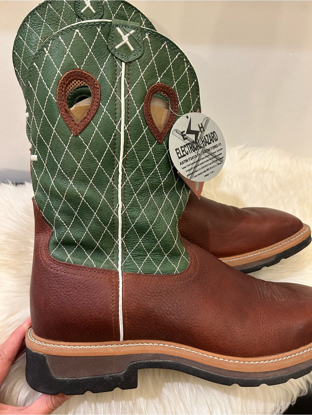Twisted X Men’s size15 cowboy boots soft toe